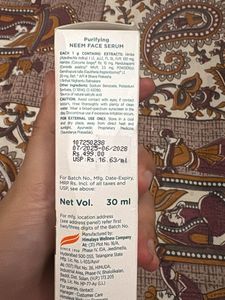 Himalaya Purifying Neem Face Serum