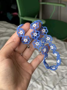Boho Beaded Flower waistband🐚🌊🌷