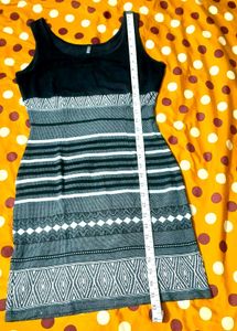 PATTERNED CASUAL DRESS 🖤