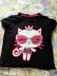 Cute Cat Graphic T-Shirt