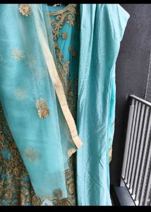 wedding anarkali gown padded