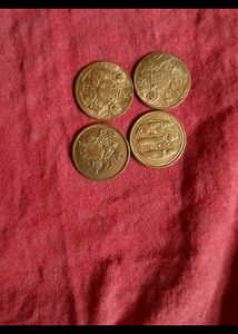 4 Old Coins Of Gods 1818