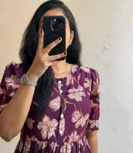 NEW PURPLE GOWN L