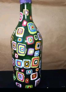 Hand-painted Decorative Bottle Set