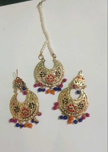 Earrings and Tikka Set