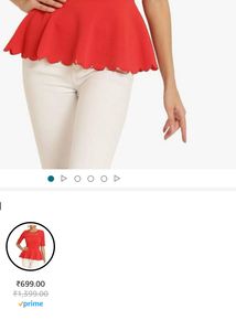 Vibrant Red Fit &amp; Flare Dress