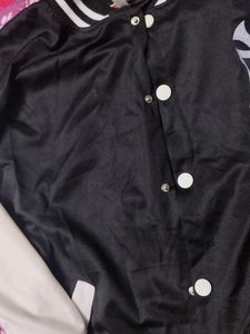 Trending Black Jacket For Both Men And Women.it is Medium Size