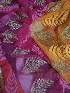 Designer Orange Kurta Set with Dupatta