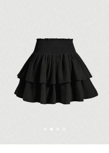 Tiered Ruffle Mini Skirt