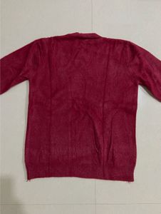 Maroon Knit Sweater / Pullover