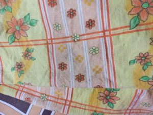 Floral Yellow Bed Sheet