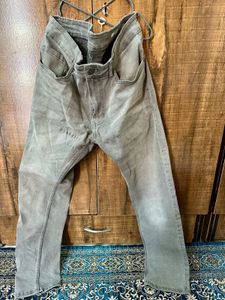 Zudio Relaxed Skinny Fit Grey Jeans