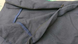 Navy Blue Flared Pants