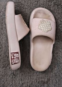 Peach Colour Flipflop