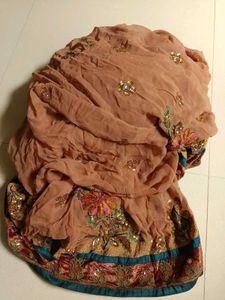 Embroidered Silk Saree