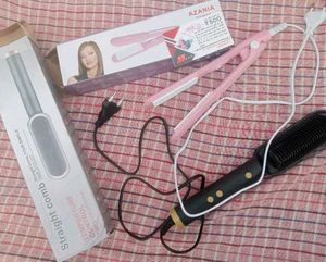 Professional Hair Crimper &amp; Straightening Comb