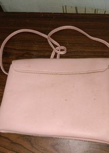 Cute Pink Clutch with Flower Detail