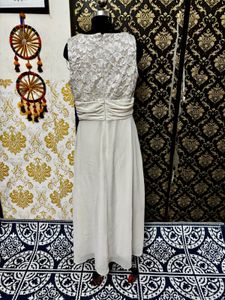 Elegant Lace &amp; Chiffon Dress