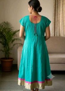 Teal Kurta Set with Dupatta