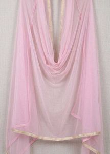 Elegant Pink &amp; Gold Embroidered Bridal Set