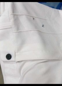 White Wide Leg Pants