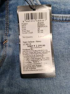 FLYING MACHINE Classic Blue Denim Jeans