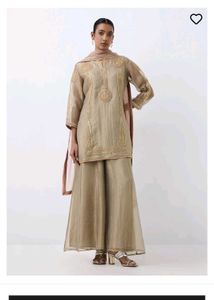 Elegant Embroidered Kurta Set with Palazzo