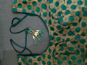 combo of Green Polka Dot Blouse.
