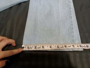 Light Wash Wide Leg Jeans