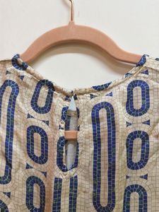 Stylish Printed Short Sleeve Top