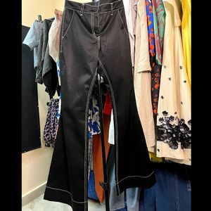 Black Bell Bottom Trouser