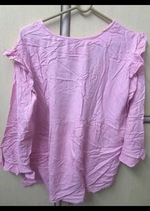 Charming Embroidered Peplum Top