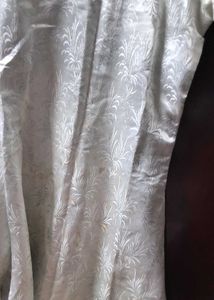 Elegant silver Silk Kurta