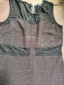 Sparkly Black Sheath Dress