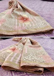 Beautiful Floral Print Saree