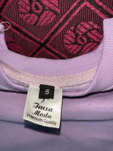 Cozy Lavender Sweatshirt