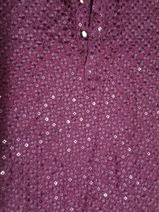 Stylish Purple Kurta