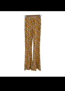 Retro Floral Bell Bottom Pants