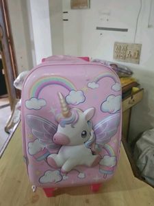 Pink Unicorn Rolling Suitcase
