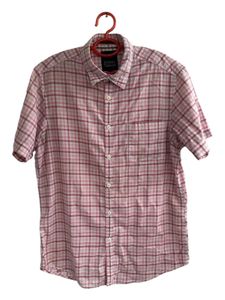 Indian Terrain Men's Plaid Short Sleeve Shirt