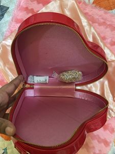 Charlotte tilbury heart shape bag