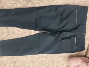 Cantabil Men's Casual Black Pants in 34 waist