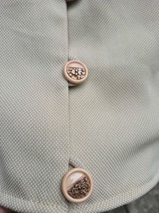 Elegant Beige Textured Blouse