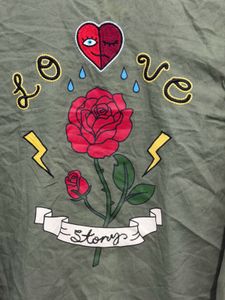 Olive Green Button-Up jacket