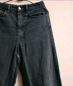 Wide Leg Dark Wash Denim Jeans
