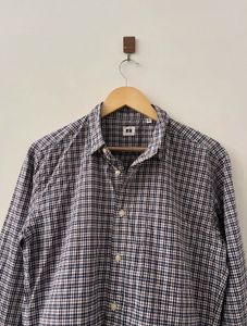 Uniqlo Men's Checked Button-Up Shirt