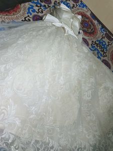 Elegant off white gown