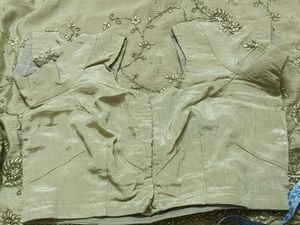 Elegant Embroidered Green Saree