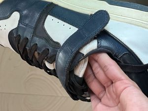 Men's Navy &amp; White Sneakers