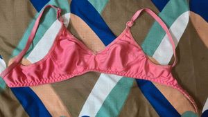 Pink Cotton Bra